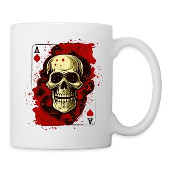Kiss My Ace poker game card game casino sake - Mug - white - Right
