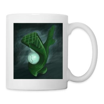 Sculpture abstraite - Mug blanc - blanc - Droite
