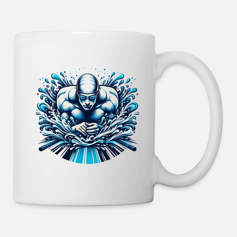 Hydroélectricité : Champion flottant - Mug blanc - blanc