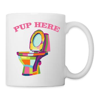 Pup Here - Mug - white - Right