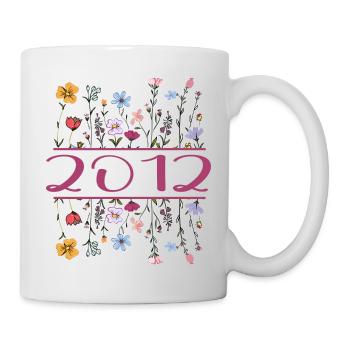 2012 Legendär Seit 2012 Geburtstag 2012 Frauen - Tasse - Weiß - Rechts