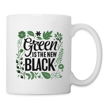 Green Is The New Black Eco Design - Mug - white - Right