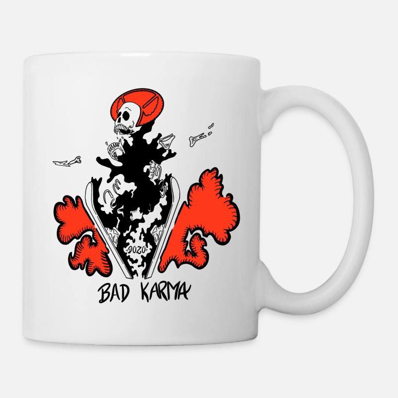 Schlechtes Karma - Tasse - Weiß