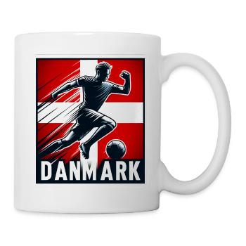 Football Denmark - Danish football player - Mug - white - Right