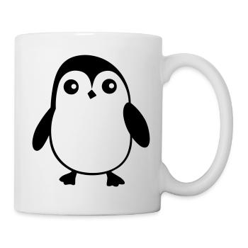 Pingouin - Mug blanc - blanc - Droite