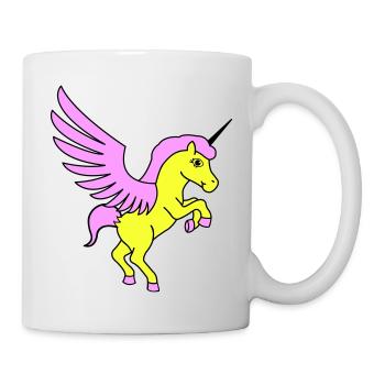 einhorn unicorn - Tasse - Weiß - Rechts