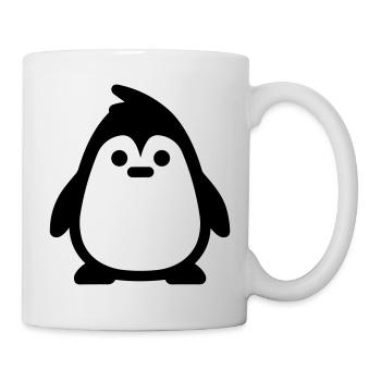 Pingouin - Mug blanc - blanc - Droite