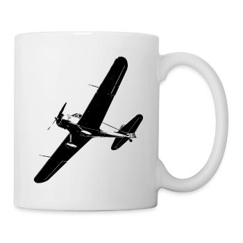 Faszinierende Welt der RC-Modellen in schwarz-weiß - Tasse - Weiß - Rechts