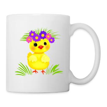 Petit poulet - Mug blanc - blanc - Droite