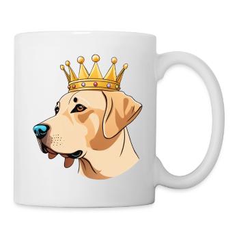 "Gekrönte Häupter" - Labrador - Tasse - Weiß - Rechts