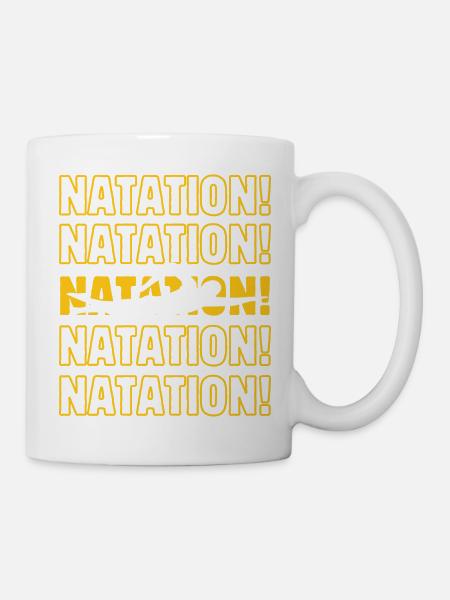 Natation Natation natation - Mug blanc - blanc