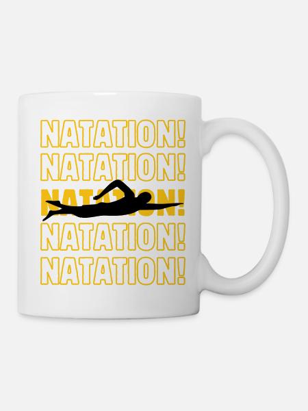 Natation Natation natation - Mug blanc - blanc