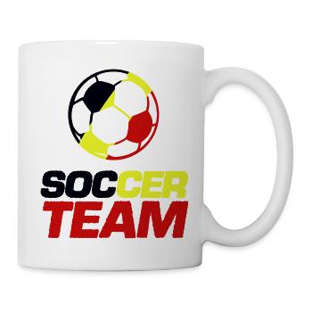 Soccer Team Belgium - Mug - white - Right