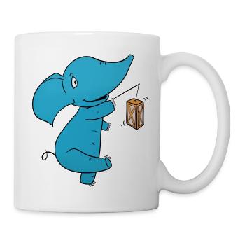 Elephant Lantern - Mug - white - Right