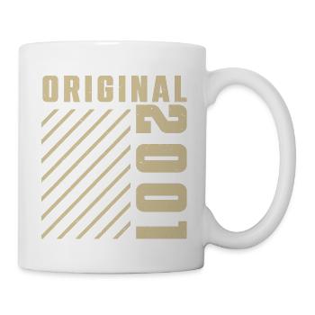 Original 2001 Authentic 2001 Vintage Bursdag - Mug blanc - blanc - Droite