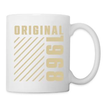 Original 1968 Authentic 1968 Vintage Bursdag - Mug blanc - blanc - Droite