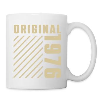 Original 1976 Authentic 1976 Vintage Bursdag - Mug blanc - blanc - Droite