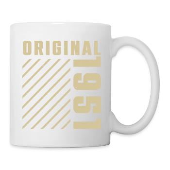 Original 1951 Authentic 1951 Vintage Bursdag - Mug blanc - blanc - Droite