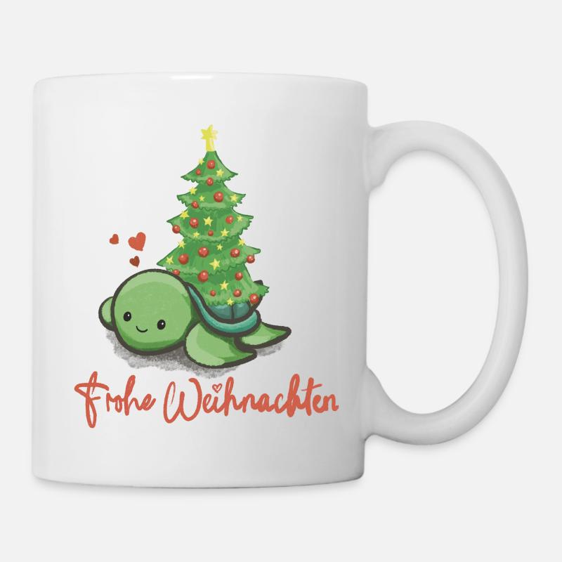 Frohe Weihnachten - Tasse - Weiß