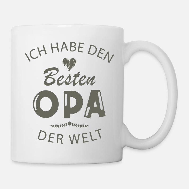 Bester Opa der Welt - Tasse - Weiß