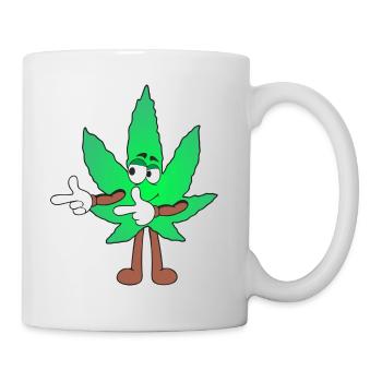 Der Bloom - Weed Cannabis Stoned Hanf Marihuana - Tasse - Weiß - Rechts