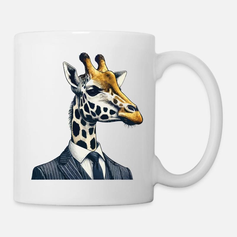 girafe - Mug blanc - blanc