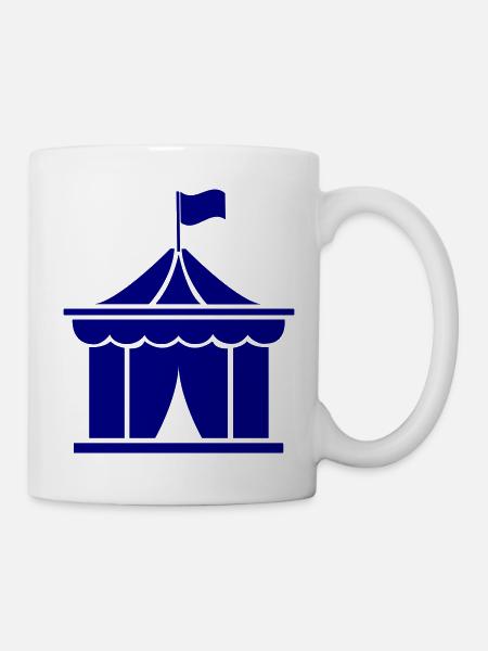 zirkus - Tasse - Weiß