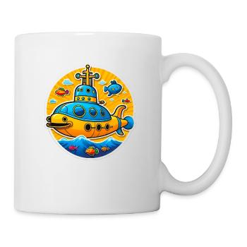 Yellow Submarine - Tasse - Weiß - Rechts