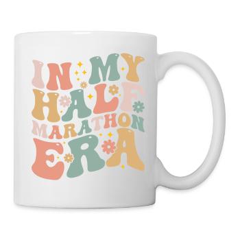 Marathonlauf - In meiner Halbmarathon-Ära - Tasse - Weiß - Rechts