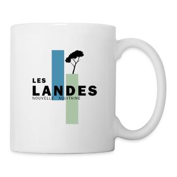 033c LES LANDES7 - Mug blanc - blanc - Droite