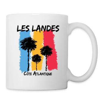 024c LES LANDES5 - Mug blanc - blanc - Droite