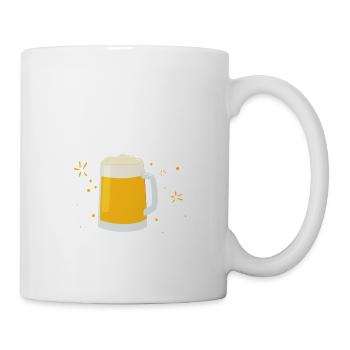 T-shirt WTF - Où est le carburant ? (Bière) - Mug blanc - blanc - Droite
