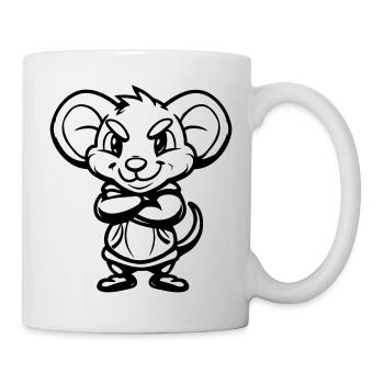 souris - Mug blanc - blanc - Droite