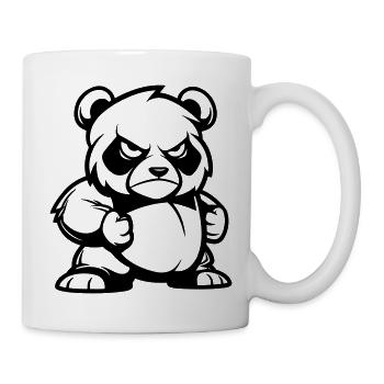 pandabär - Tasse - Weiß - Rechts