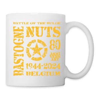 AVM Bastogne NUTS 80th Anniversary 1944 2024 Yello - Mug - white - Right