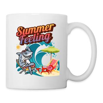 « Sensation d’été » - Mug blanc - blanc - Droite