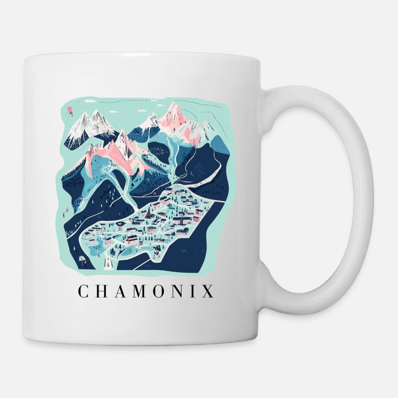 Chamonix - Tasse - Weiß