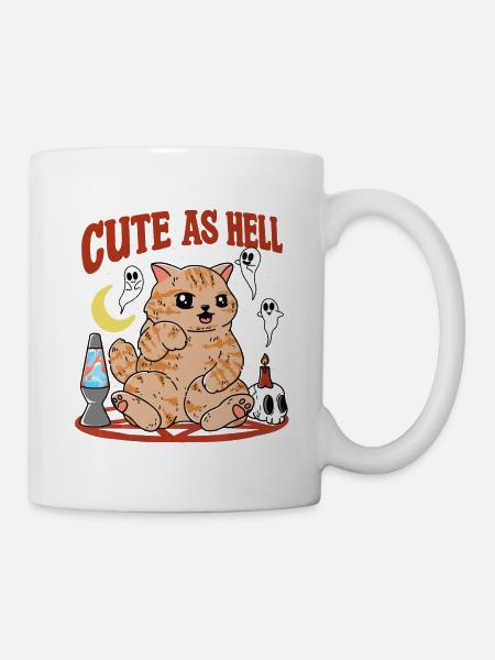 Cute as Hell - Mug - white