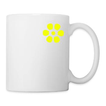 summer spring cheerful flower sunflower - Mug - white - Right