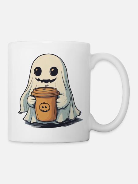 Latte effrayant - Mug blanc - blanc