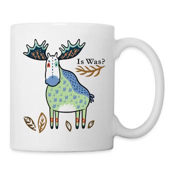 Le cerf, c’est quoi ? - Mug blanc - blanc - Droite