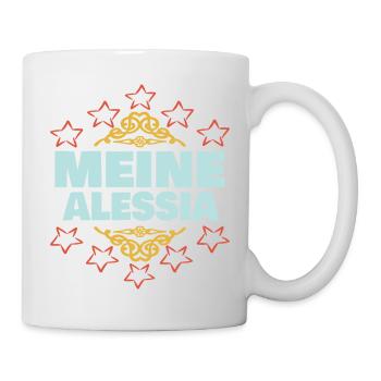 Mädchen Alessia - Tasse - Weiß - Rechts