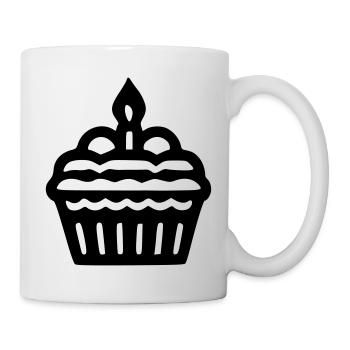 Birthday cupcake - Mug - white - Right