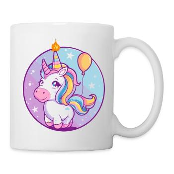 Unicorn Birthday Baby - Mug - white - Right