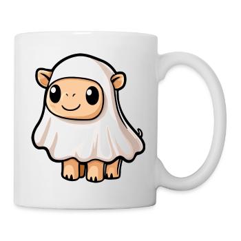 Kamel Halloween Lustig Geist - Tasse - Weiß - Rechts