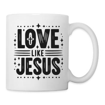 Liebe ist Jesus - Tasse - Weiß - Rechts