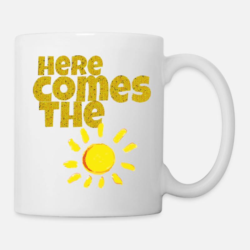 here comes the sun - Tasse - Weiß