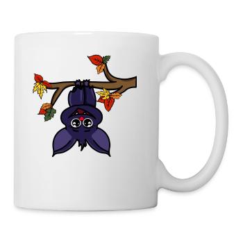 Chauve-souris mignon Halloween vampire enfant motif automne - Mug blanc - blanc - Droite