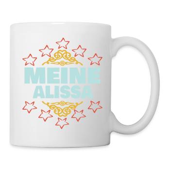 Alissa as a girl - Mug - white - Right