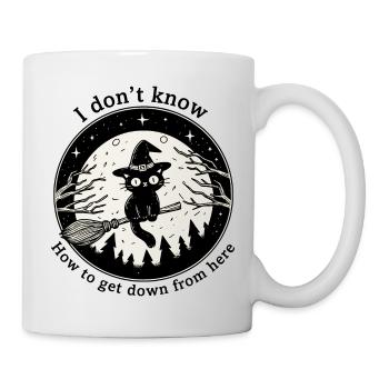 Halloween | I don't know how to get down from here - Mug - white - Right